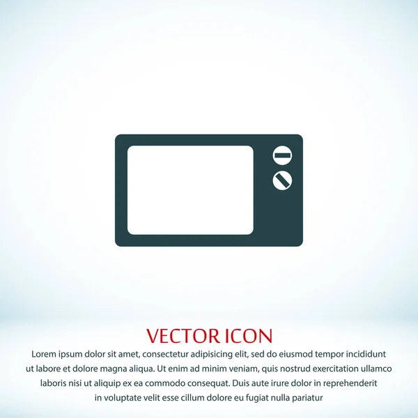 Icoon magnetron oven — Stockvector