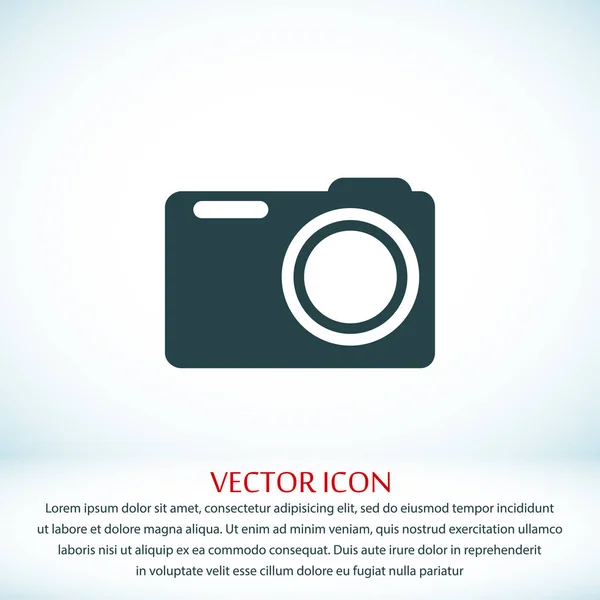 Icono de cámara fotográfica — Vector de stock