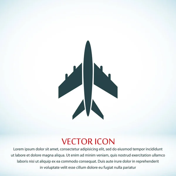 Plano silueta icono — Vector de stock