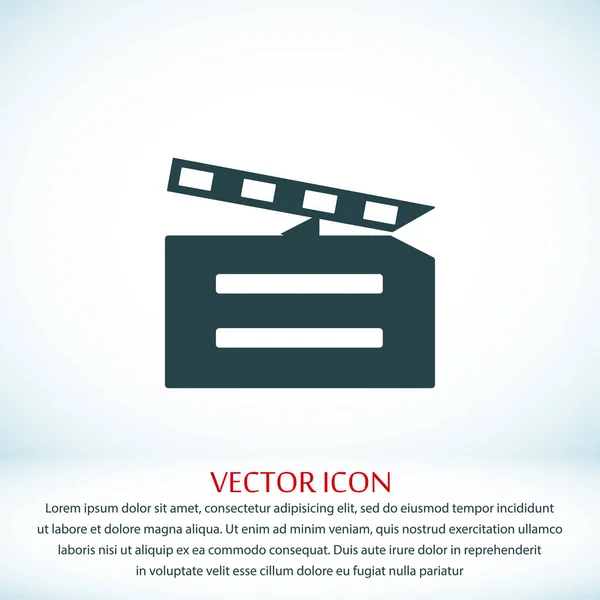 Icono de aplaudir vídeo — Vector de stock