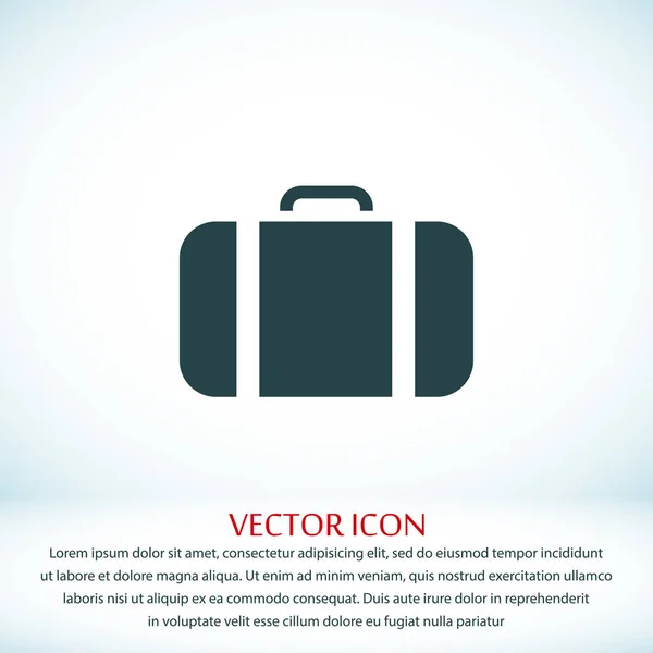 Bag flat icon — Stock Vector