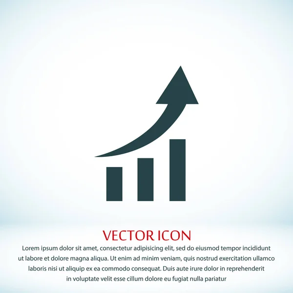 Икона деловой графики — стоковый вектор