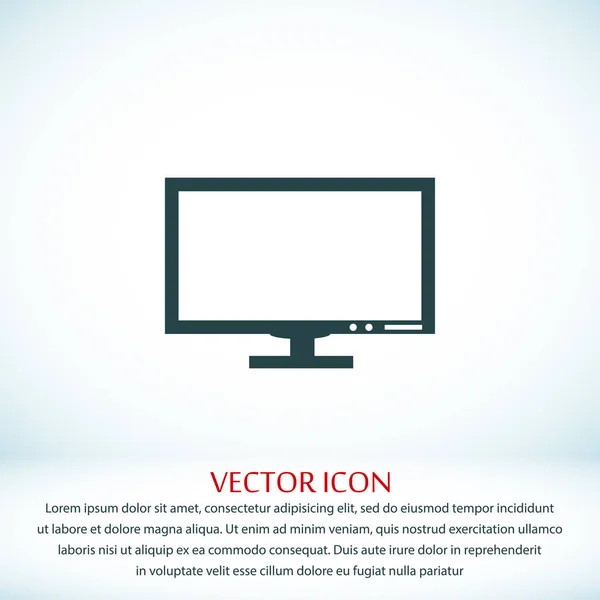 Pictografía del icono de la computadora — Vector de stock