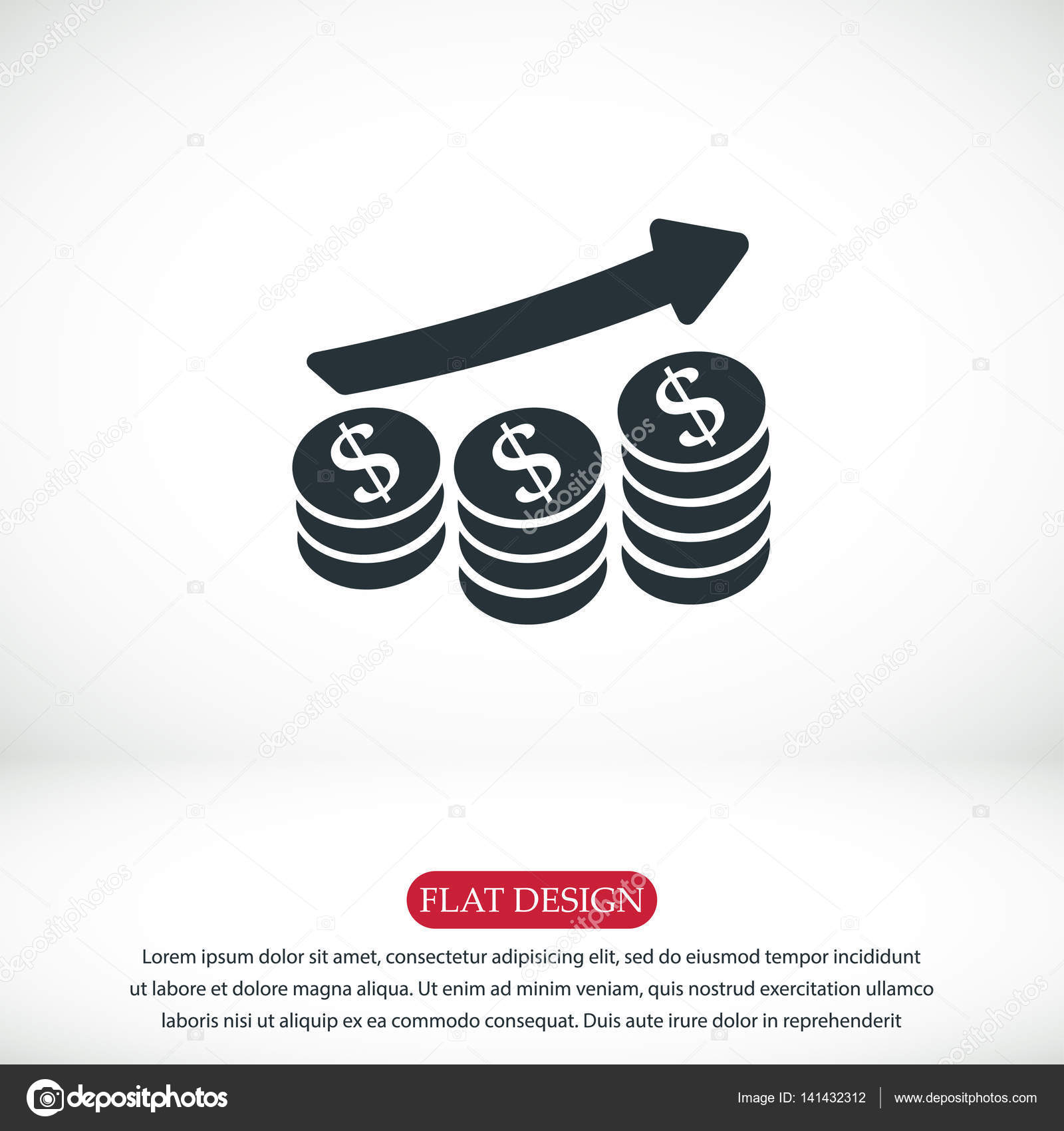 お金株アイコン ストックベクター C Simva