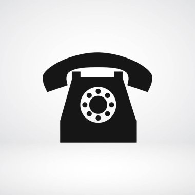 Telefon Düz Simgesi