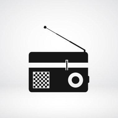 Retro radyo simgesi