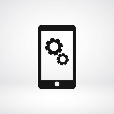 Akıllı Telefon Düz Simgesi