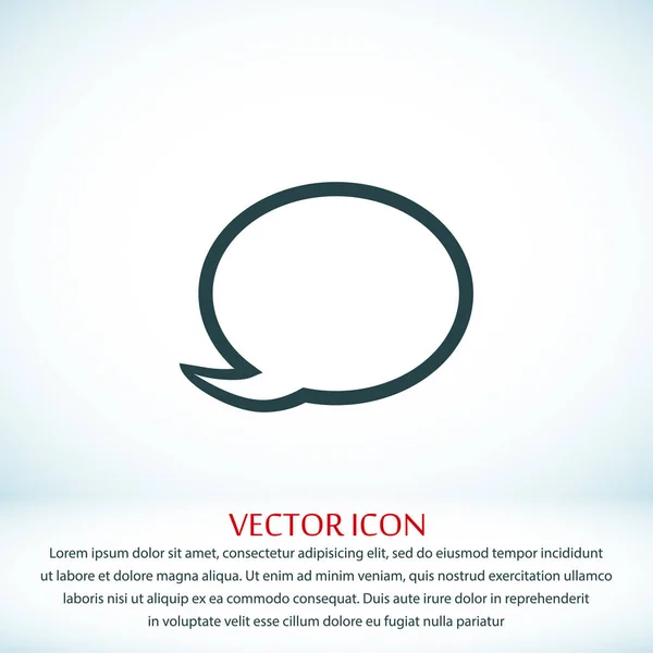 Icono de burbuja de habla — Vector de stock