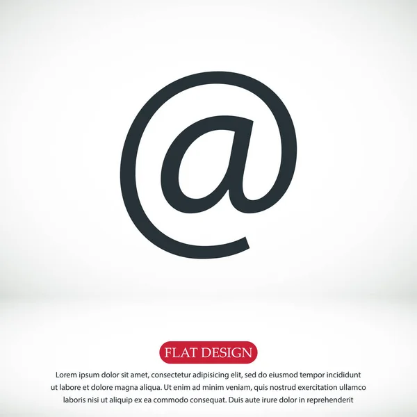 Icône de symbole email — Image vectorielle