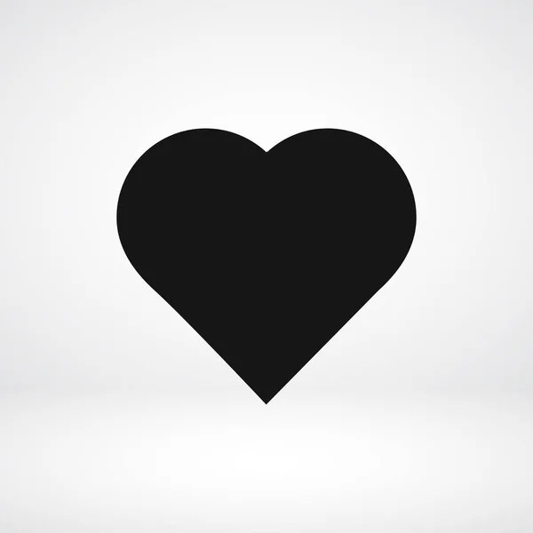 Forma icono del corazón — Vector de stock