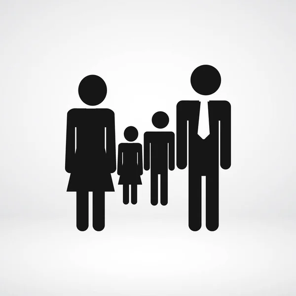 Icône de symbole de famille — Image vectorielle