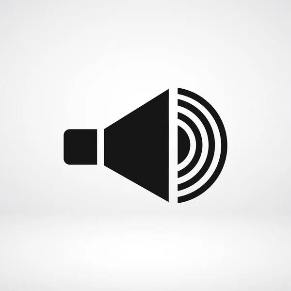 Pictogram van de knop van de luidspreker — Stockvector