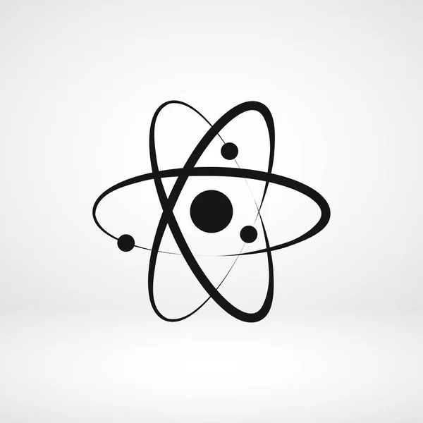 Signo de átomo icono — Vector de stock