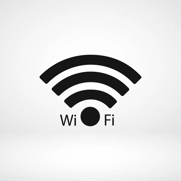 Icono plano Wi-Fi — Archivo Imágenes Vectoriales