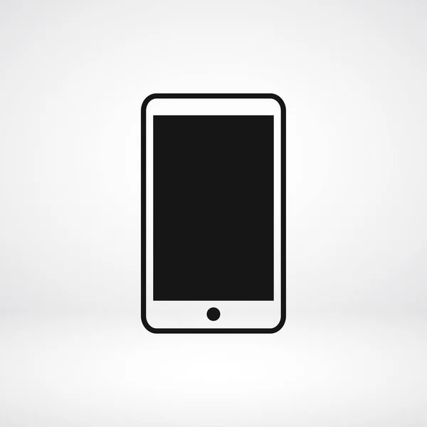Téléphone Icône plat — Image vectorielle
