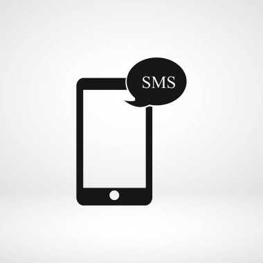 Cep telefonu sms simgesi