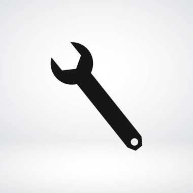 Düz İngiliz anahtarı simgesini