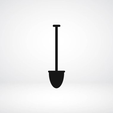 Kürek düz simgesi
