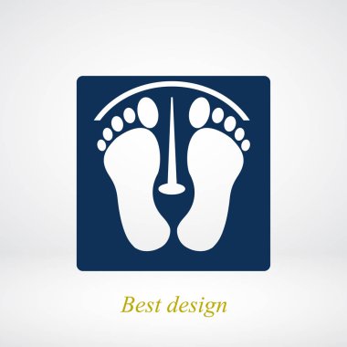 İnsan ayak izleri simgesi
