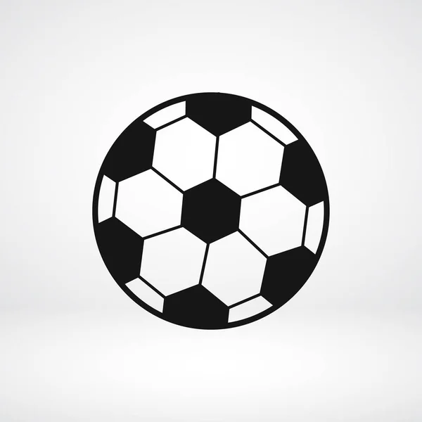 Icono de pelota de fútbol clásico — Archivo Imágenes Vectoriales