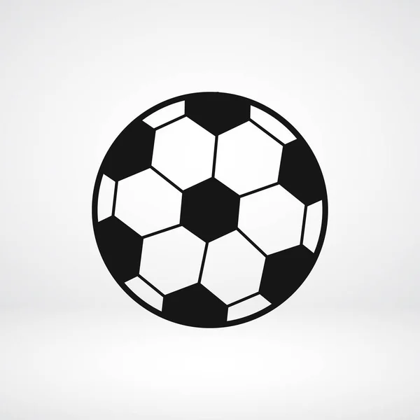 Icône de ballon de football classique — Image vectorielle