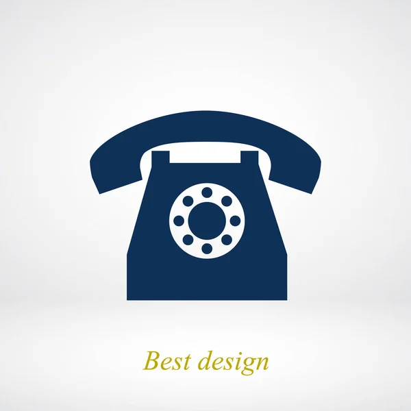 Old phone icon — Stock Vector