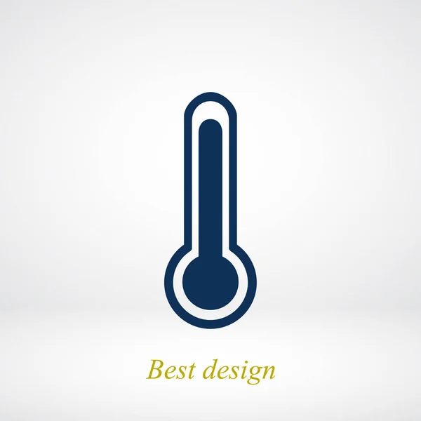 O ícone termômetro características —  Vetores de Stock