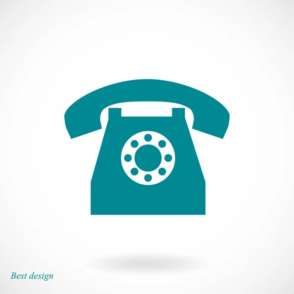 Ícone de telefone antigo — Vetor de Stock