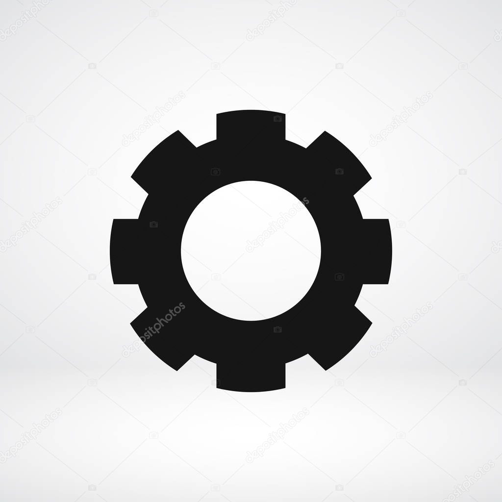 gear flat icon