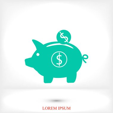 Domuz kumbarası simgesi