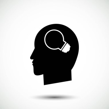 ampul insan kafa simgesi