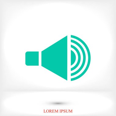 hoparlör düğmesi simgesi