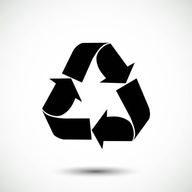 geri dönüşüm işareti simgesi