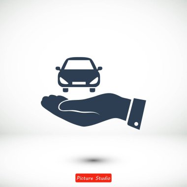 Ekibimizi elinde araba simgesinin