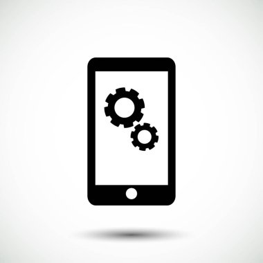 Akıllı Telefon Düz Simgesi