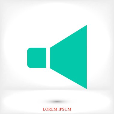 hoparlör düğmesi simgesi