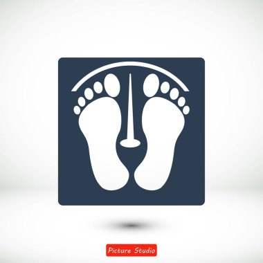 ayak izleri kart simgesi