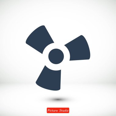 Pervane düz simgesi