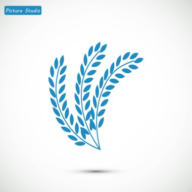 Buğday düz simgesi