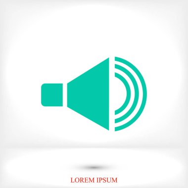 hoparlör düğmesi simgesi