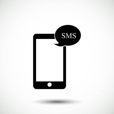 Cep telefonu sms simgesi
