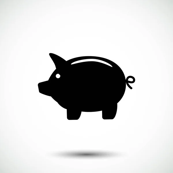 Икона банка свиньи — стоковый вектор