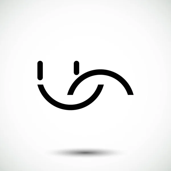 Lächelndes Symbol — Stockvektor
