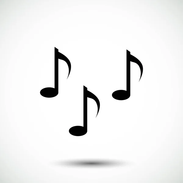 Піктограма музичних нотаток — стоковий вектор