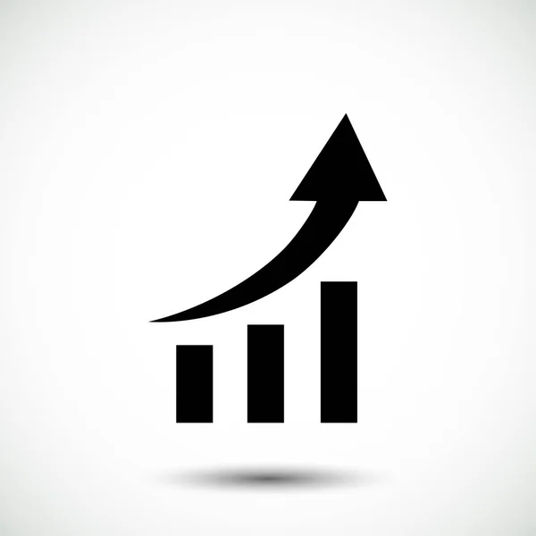 Icono de diagrama gráfico — Vector de stock