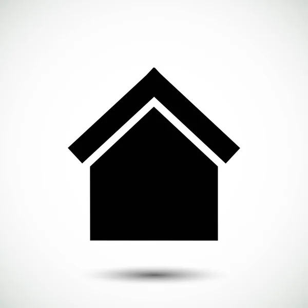 Casa plana ícone — Vetor de Stock