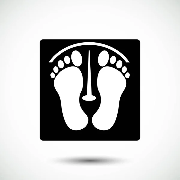 Icona della scheda impronte — Vettoriale Stock