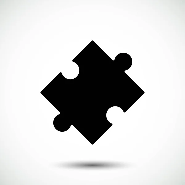 Puzzle ploché ikony — Stockový vektor