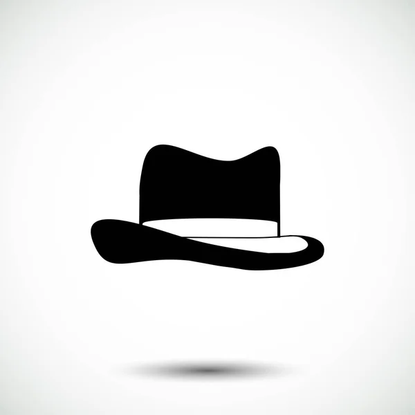 Cavalheiro Chapéu ícone — Vetor de Stock