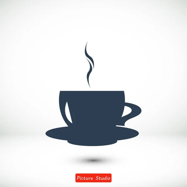 Taza de icono de café — Vector de stock